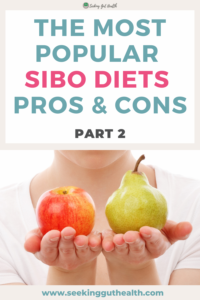 Blog: The most popular SIBO diets pros and cons PART 2.