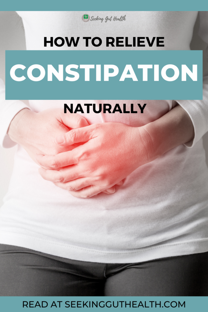 relieve constipation naturally