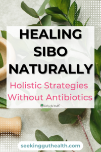 Holistic methods for healing SIBO