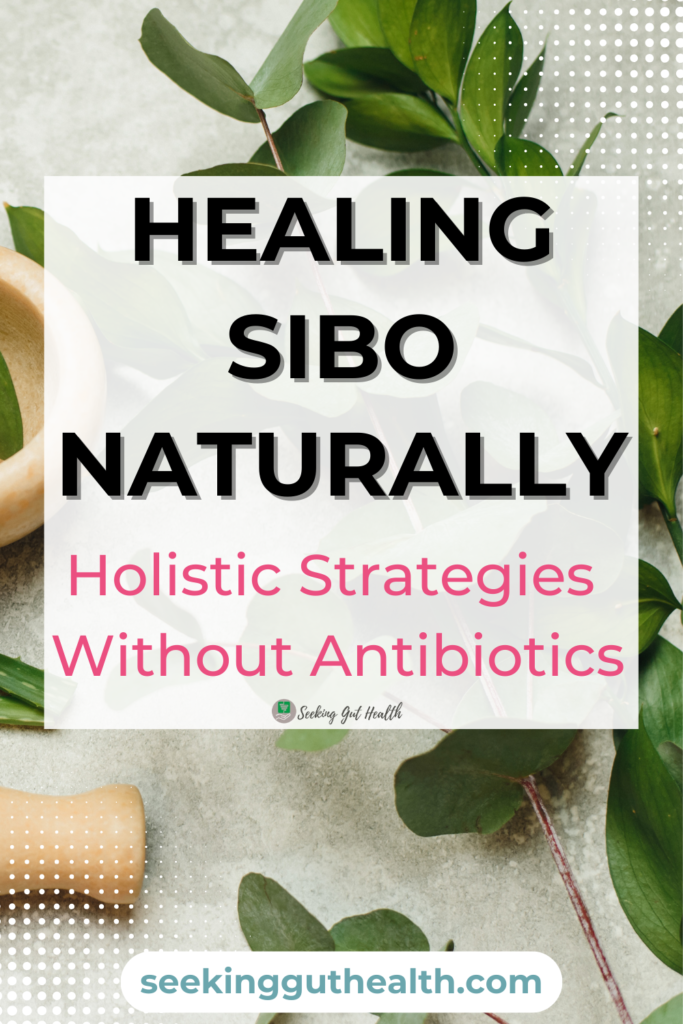 Holistic methods for healing SIBO